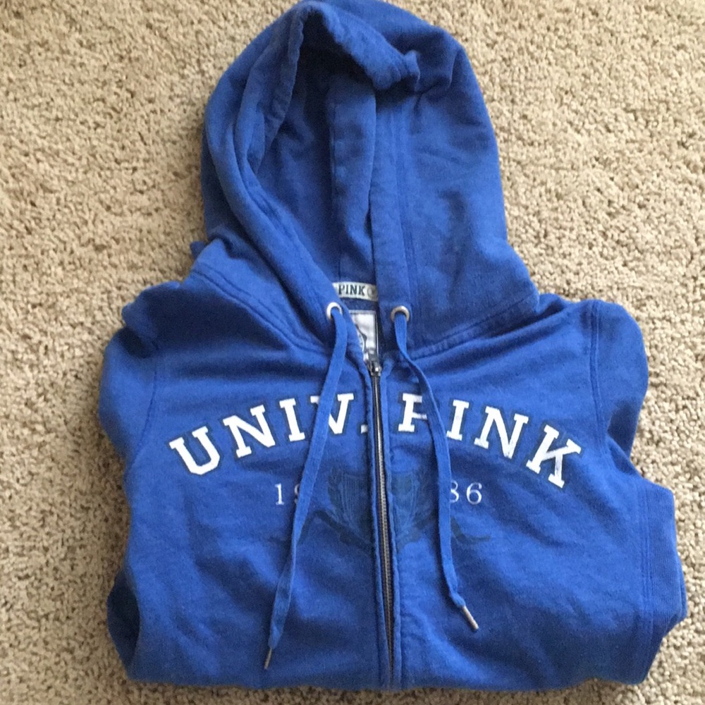 Pink zip hoodie